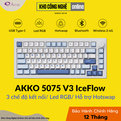 Bàn phím cơ AKKO 5075 V3 IceFlow