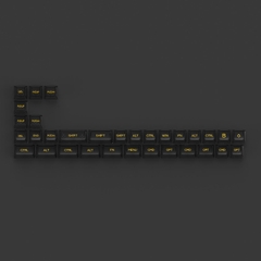 AKKO Clear Keycaps Set v2 – Black (PC / ASA profile / 155 nút) - Hàng chính hãng