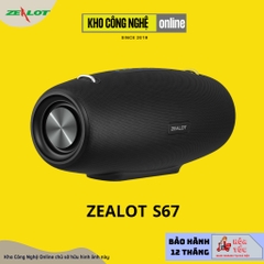Loa Di Động ZEALOT S67, Loa Ngoài Trời Chống Nước IPX6