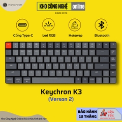 Keychron k3 - Bàn phím cơ Keychron K3 siêu mỏng hotswap (version 2)