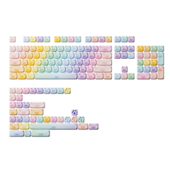 Bộ Keycap Akko Colorful Cats MAO (PBT Dye-subbed / MAO profile / 142 nút)