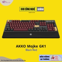 Bàn phím cơ Mojike GK1 Black Red | Black Pink (AKKO sw v2 / LED trắng)