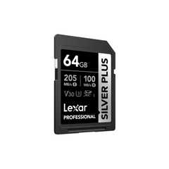 Thẻ nhớ SDXC Lexar Professional Silver Plus UHS-I U3 64GB 255MB/s LSDSIPL064G-BNNNG