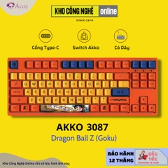 Bàn phím cơ AKKO 3087 Dragon Ball Z Goku (Akko switch)