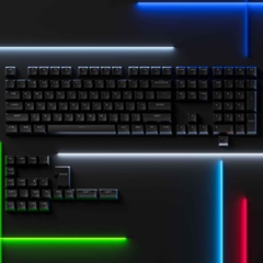 Bộ Keycap AKKO ASA Shine-Through Keycap set – Black (Xuyên LED / ASA profile / 131 nút)