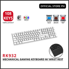 RK932 RGB NEW HOTSWAP - Bàn phím cơ không dây RK932 kết nối bluetooth 5.0, USB type C