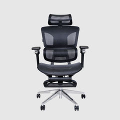 Ghế công thái học Gami Hexa 6D - Đen / Có Gác Chân