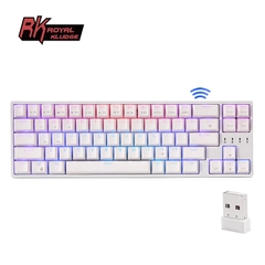 RK68 PLUS RGB - Bàn phím cơ RK68 Plus led RGB kết nối 3 chế độ - Bluetooth 5.0 | Wireless 2.4G | Dây type C