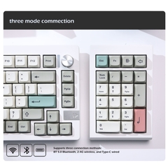 KIT Bàn phím cơ LMK21 | Nhôm CNC | Gasket Mount | 3 Modes | Hotswap | VIA