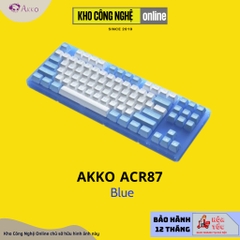 Bàn phím cơ AKKO ACR87 Blue (Hotswap / RGB / AKKO CS sw Jelly Blue)