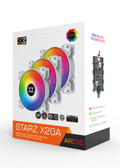 Quạt tản nhiệt XIGMATEK STARZ X20A ARTIC ARGB - PACK x3, CONTROLLER