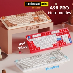 Bàn phím cơ gaming Dareu A98 PRO II (Bluetooth 5.0 / Wireless 2.4Ghz / Hotswap / DAREU Dream Switch)