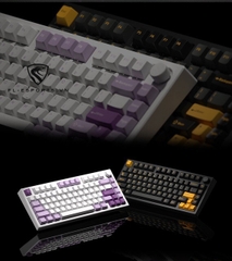 Bàn phím cơ FL-Esports GP75 CPM Polar Night / Taro Purple - Hàng chính hãng