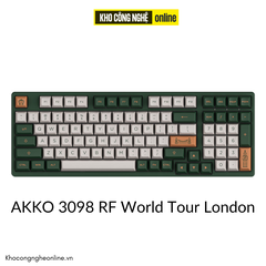 Bàn phím AKKO 3098 RF World Tour London (Dual-mode / AKKO sw v3) - Hàng Chính Hãng