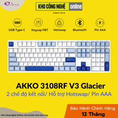 Bàn phím AKKO 3108RF V3 Glacier