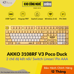 Bàn phím AKKO 3108RF V3 POCO DUCK