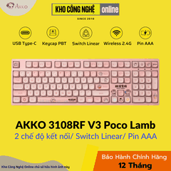 Bàn phím AKKO 3108RF V3 POCO LAMB
