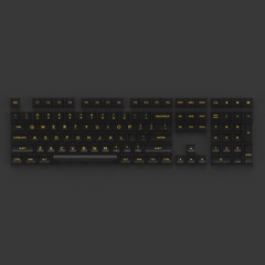 Bộ keycap cho bàn phím cơ AKKO Black (PC / ASA-Clear profile / 155 nút)