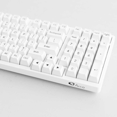 Bộ keycap AKKO Black on White BoW (ABS Double-Shot / SAL profile / 195 nút)