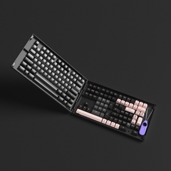 AKKO Keycap set – Black Pink (PBT Double-Shot/ASA profile/158 nút)