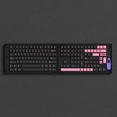 Keycap AKKO Black Pink (PBT Double-Shot/Cherry profile/229 nút)