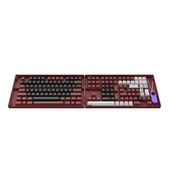 AKKO Keycap set – BRED (PBT Double-Shot/ASA profile/158 nút)