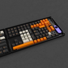 Keycap AKKO Carbon Retro (PBT Double-Shot/Cherry profile/229 nút)