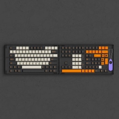 Keycap AKKO Carbon Retro (PBT Double-Shot/Cherry profile/229 nút)