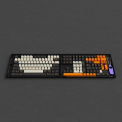 Keycap AKKO Carbon Retro (PBT Double-Shot/Cherry profile/229 nút)