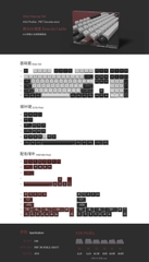 Bộ Keycap AKKO Dracula Castle (PBT Double-Shot/ASA profile/198 nút)