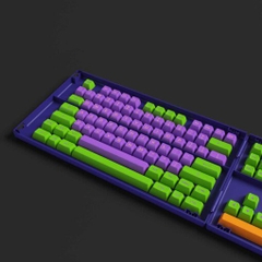 Bộ Keycap AKKO EVA-01 (Chất liệu PBT Double-Shot/ASA profile/158 nút)