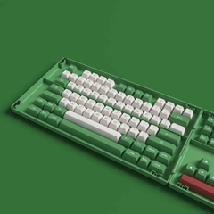 AKKO Keycap set Matcha Red Bean (PBT Double-Shot / ASA profile / 158 nút)