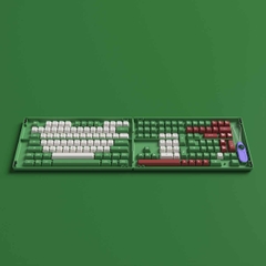 AKKO Keycap set Matcha Red Bean (PBT Double-Shot / ASA profile / 158 nút)