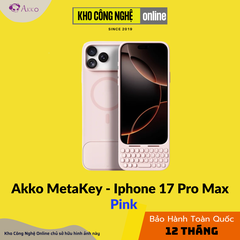 Ốp Bàn Phím iPhone 17 Pro Max Akko MetaKey - Pink