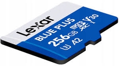 Thẻ nhớ Lexar BLUE PLUS microSDXC UHS-I Card, C10, U3, V30, A2, Up to 170MB/s - 256GB