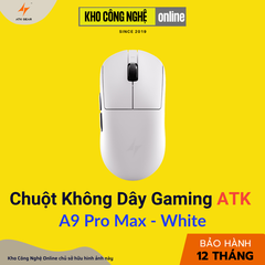 Chuột Gaming ATK A9 Pro Max Tri-mode - White