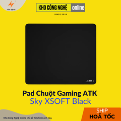 Lót chuột Gaming ATK XSoft Black