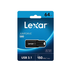 USB Lexar JumpDrive S80 USB 3.1, 32GB / 64GB / 128GB (Hàng Chính Hãng)