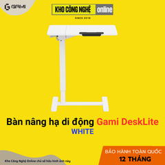 Bàn nâng hạ di động Gami DeskLite - Trắng