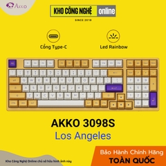 Bàn phím cơ AKKO 3098S Los Angeles (PBT Double Shot/Rainbow LED/ ASA profile)