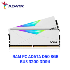 Ram Adata D50 DDR4 XPG SPECTRIX RGB 8GB Bus 3200MHz / 3600MHz
