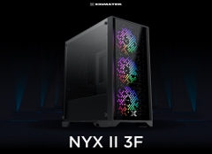 Vỏ Case Máy Tính XIGMATEK NYX II 3F (EN42188) - GAMING M-ATX, KÈM 03 FAN XIGMATEK X22F (Hàng Chính Hãng)