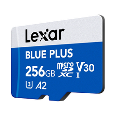 Thẻ nhớ Lexar BLUE PLUS microSDXC UHS-I Card, C10, U3, V30, A2, Up to 170MB/s - 256GB