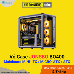 VỎ CASE MID TOWER JONSBO BO400 GRAY