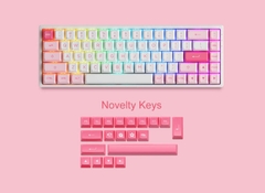 Bàn phím cơ AKKO 3068B Plus Prunus Lannesiana (Multi-modes / Hotswap / Foam tiêu âm / AKKO CS Jelly Pink)