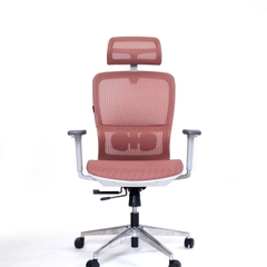 Ghế Công Thái Học Gami Lum2 - Bản Kê Tay 3D / Hồng ( Không Chân Gác)