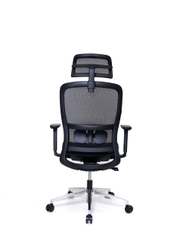 Ghế Công Thái Học Gami Lum2 - Bản Kê Tay 2D / Đen ( Không Chân Gác)