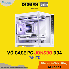 VỎ CASE PC JONSBO D34 WHITE