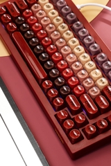 Bàn phím cơ Veekos K75 Wine Red