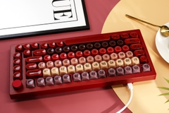 Bàn phím cơ Veekos K75 Wine Red